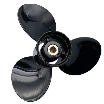 Aluminum Outboard Cupped Propeller Boat Prop (15 1/4x15, 15x17, 14 1/2x19, 14 1/4x21, 14x23) Replacement for BRP,Johnson,EVINRUDE,E-TEC 150-300 HP & 90-130 HP, 25 Shaft, 2-Stroke (15 1/4X15)