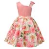 AIMJCHLD Pageant Dresses for Girls Party Birthday First Communion Feast Tutu Ball Gown Flower Dresses Elegant Kids Fall A Line Flower Dress Size 3 4 Years (Peach110) view 2