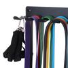 Gym Storage Rack Resistance Band Rack Wall Mount Barbell Rack Heavy Duty Home Gym Storage Rack for Gym Equipment, Exercise Bands, Lifting Belts and Jump Ropes, Gym Accessories (8 prongs) view 4