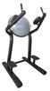 French Fitness FFB Black Half Ball Captain's Chair Leg Raise VKR  Commercial Grade Abdominal & Core Machine with Back Support view 3