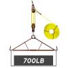 Atflbox Game Hoist Gambrel with 700LB Capacity Deer Hanger and Elk Dual Pulley Hoist Lift System, Hunting Game Hanging Kit for Deer Butcher and Skinning, Deer Hunting Accessories Gifts for Men view 1