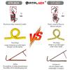 Atflbox Game Hoist Gambrel with 700LB Capacity Deer Hanger and Elk Dual Pulley Hoist Lift System, Hunting Game Hanging Kit for Deer Butcher and Skinning, Deer Hunting Accessories Gifts for Men view 3