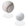 Cosmos Pack of 2 Acrylic Small Ball Stand Holder Sport Ball Display Rack for Baseball, Golf Ball, Softball, Tennis Ball, Spheres, Marbles Egg (Transparent Clear) view 4