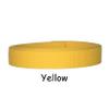 1" Medium Heavy Cotton Webbing for Key Fobs, Purse Straps, Belting - 22 Colors (5 Yards, Yellow) view 2