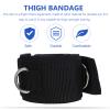 Wakauto 1pc Thigh Fitness Resistance Band Practical Exercising Belt for Thigh Muscle Training and Leg Stretching Lightweight and Compact for Convenient Storage view 3