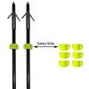 RUOERSI Bowfishing Arrows 34" Hunting Archery Fiberglass Arrows with Broadheads Safety Slide Shooting Targets Practice Arrows for Compound Bow Recurve Bow Slingshot (Pack of 12) view 3