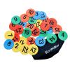 Eco Walker 4inch Mini Floor Spot Markers for Classroom Preschool and Kindergarten (Set of 20pcs) (number 1-30) view 1