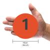 Eco Walker 4inch Mini Floor Spot Markers for Classroom Preschool and Kindergarten (Set of 20pcs) (number 1-30) view 2