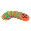 Eco Walker 4inch Mini Floor Spot Markers for Classroom Preschool and Kindergarten (Set of 20pcs) (number 1-30) view 3
