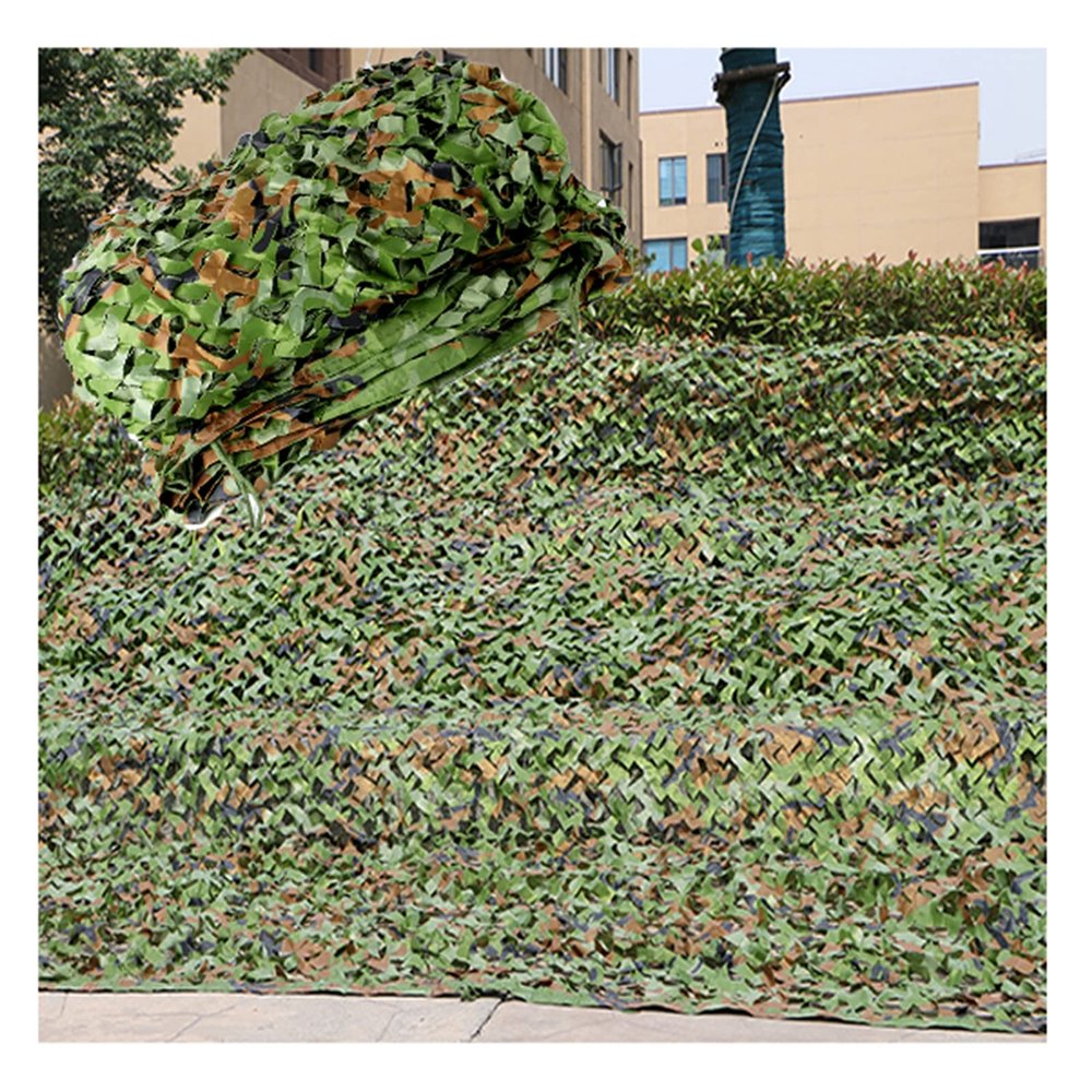 ASDQWER Camouflage Net,Camo Netting,Military Camo Netting, Camouflage Tarp Mesh Net, Lightweight for Sunshade,Canopy,Party Decoration,Hunting Blind and Car Vehicle Cover,2 * 8m(6.56 * 26.25ft)