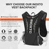 INOXTO Hydration Vest Backpack,Lightweight Water Running Vest Pack with 1.5L Water Bladder Bag Daypack for Hiking Trail Running Cycling Race Marathon for Women Men view 2