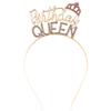 AOPRIE Birthday Crown Gold Birthday Queen Headband for Girl Birthday Tiara for Women Princess Crown Rhinestone Happy Birthday Hair Accessories view 1