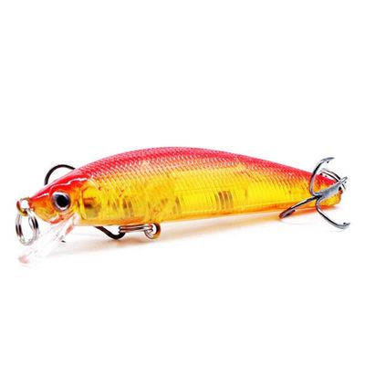 HangFuture Lifelike Bait Fishing Lure 1pc Quality Laser Minnow Fishing Lure 7.5g 8.5cm Hard Crankbait Wobblers Artificial Floating Jerkbait Trolling Bass Isca Carp Fishing Gear (Color : 06)