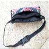 Women's Embroidered Waist Back Handmade Fanny Back Bag For Travel with 2 Pockets Fit All Phones (4) view 3