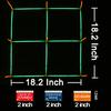 18.2Inch 3-in-1 Glowing Ring Toss Tic Tac Toe Outdoor Game for Adults and Family, Camping Games, 5 Blue Rings & 5 Red Rings view 4