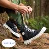 Farm Blue Men's Ranger Boots - High Top Hiking Shoes for Men - Water-Resistant Canvas Combat Boots with Orthotic Insoles - Tactical Shoes for Casual, Work, or Outdoor Wear, Black & White, 7.5 view 2