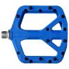 FIFTY-FIFTY Mountain Bike Pedals, Non-Slip MTB Nylon Composite, 9/16" Bicycle Pedals, Lightweight and Wide Flat Platform (Blue) view 1