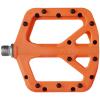 FIFTY-FIFTY Mountain Bike Pedals, Non-Slip MTB Nylon Composite, 9/16" Bicycle Pedals, Lightweight and Wide Flat Platform (Orange) view 1