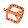 FIFTY-FIFTY Mountain Bike Pedals, Non-Slip MTB Nylon Composite, 9/16" Bicycle Pedals, Lightweight and Wide Flat Platform (Orange) view 2