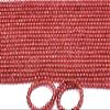 AAA+ Mozambique Red Garnet Gemstone 2mm-3mm Faceted Rondelle Beads | 13inch Strand | Natural Red Garnet Semi Precious Gemstone Loose Beads view 1