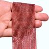 AAA+ Mozambique Red Garnet Gemstone 2mm-3mm Faceted Rondelle Beads | 13inch Strand | Natural Red Garnet Semi Precious Gemstone Loose Beads view 2