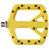 FIFTY-FIFTY Mountain Bike Pedals, Non-Slip MTB Nylon Composite, 9/16" Bicycle Pedals, Lightweight and Wide Flat Platform (Yellow) view 1