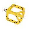 FIFTY-FIFTY Mountain Bike Pedals, Non-Slip MTB Nylon Composite, 9/16" Bicycle Pedals, Lightweight and Wide Flat Platform (Yellow) view 2
