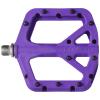 FIFTY-FIFTY Mountain Bike Pedals, Non-Slip MTB Nylon Composite, 9/16" Bicycle Pedals, Lightweight and Wide Flat Platform (Purple) view 1