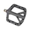 FIFTY-FIFTY Mountain Bike Pedals, Non-Slip MTB Nylon Composite, 9/16" Bicycle Pedals, Lightweight and Wide Flat Platform (Grey) view 2