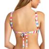 California Waves Women's Bralette Striped Swim Top Separates Multi Color XS view 2