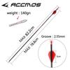 24pc ID 5.2mm .204" Custom Length 22-31 Inch Carbon Arrows Spine 300 350 400 500 600 700 Target Practice & Hunting Arrow Rotatable Nock for Recurve Bow Compound Bow Adult Youth Shooting view 2