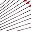 24pc ID 5.2mm .204" Custom Length 22-31 Inch Carbon Arrows Spine 300 350 400 500 600 700 Target Practice & Hunting Arrow Rotatable Nock for Recurve Bow Compound Bow Adult Youth Shooting view 3
