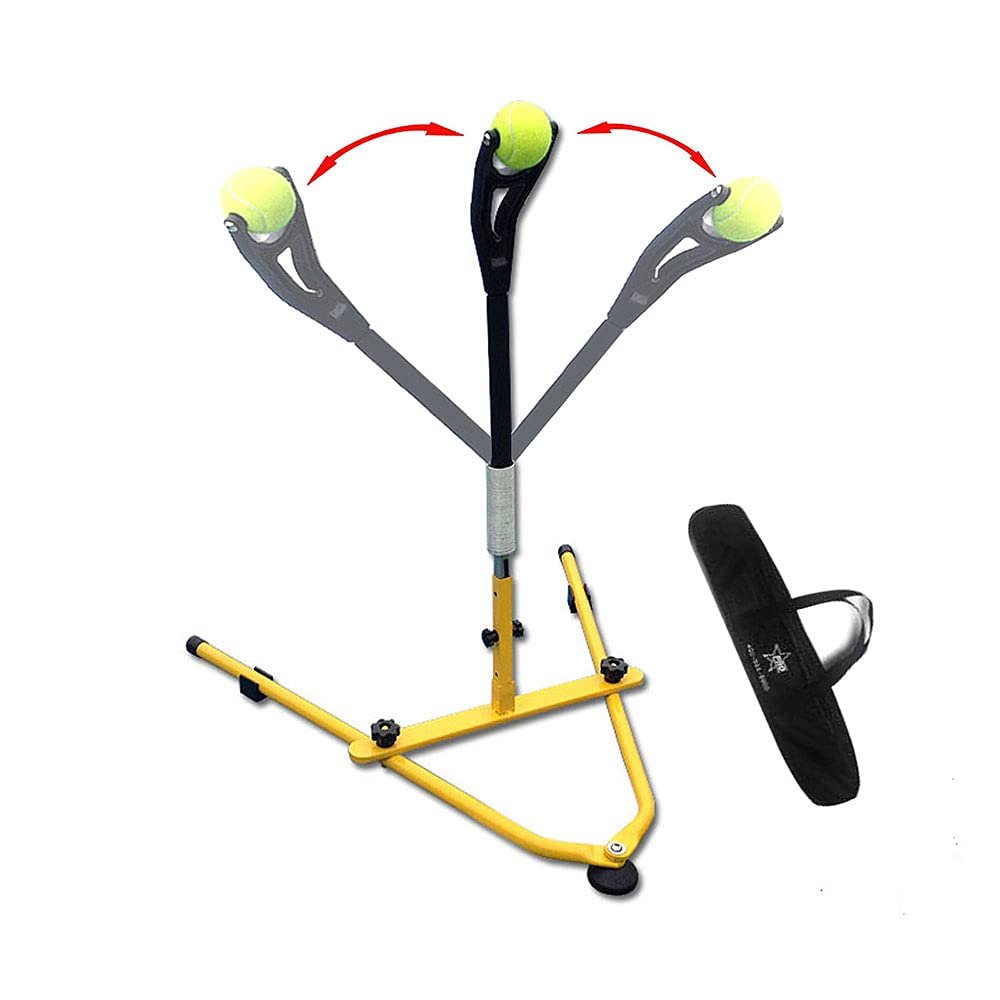 YUEWO Tennis Training System Tennis Training Equipment Trainer Tennis Training Device Multifunctional Adjustable Height Steel Material for Adults