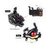 CNC MTB Hydraulic Disc BrakeBike Disc Brakes Front and Rear Line Pulling Hydraulic Disc BrakeBlack. view 4