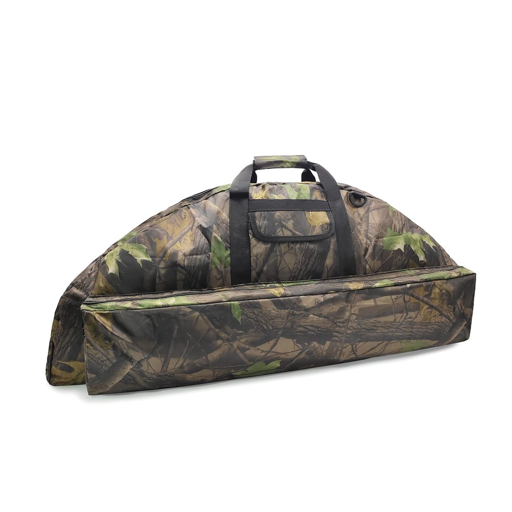 Jaegvida Compound Bow Case Multi-Functional Tactical Bow Bag Quick-Reload Design Portable Hunting Gear Waterproof Outdoor Case (Camo, 44)