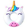 BigMouth Inc. Happy Unicorn Pool Float, Large 4' Wide Inflatable Floatie Tube, Blow Up Swim Ring, Fun Outdoor Summer Pool Party Water Toy view 1