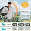 Outdoor Ventures Men's UPF 50+ UV Sun Protection SPF Hiking Shirt Long Sleeve Lightweight Quick Dry for Safari Travel Fishing Silver Grey view 4