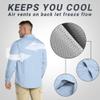 Outdoor Ventures Men's UPF 50+ UV Sun Protection SPF Hiking Shirt Long Sleeve Lightweight Quick Dry for Safari Travel Fishing view 2