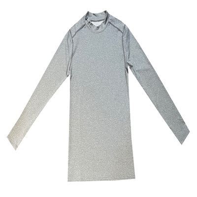 Under Armour Mens ColdGear Fitted Mock Blouse Base Layer (S, Grey Heather)