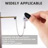NILSTOREY Earrings for Earbuds Holder Clips, 1 Pair Clip-On Anti Lost Earring Strap for Earbuds (Non Piercing), Wireless Earhooks Earbuds Earphone Holder (Circle Style) view 3