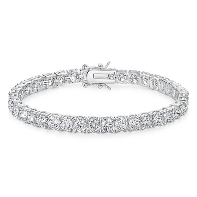 Michooyel Tennis Bracelet Iced Out Bracelet Prong-Setting 5A Cubic Zirconia Bracelet for Men Women 3mm 4mm 5mm 6mm, 6.5/7/8/9 Inches