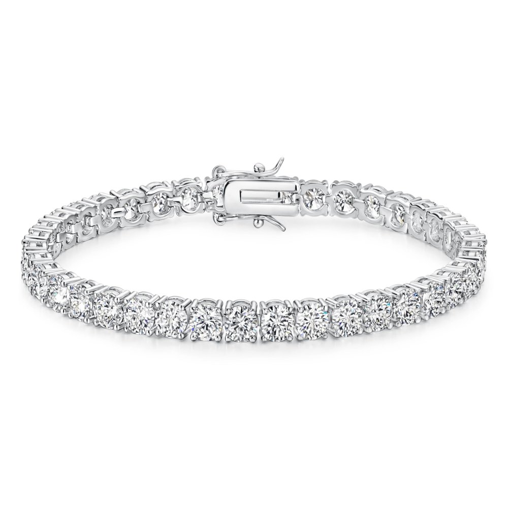 Michooyel Tennis Bracelet Iced Out Bracelet Prong-Setting 5A Cubic Zirconia Bracelet for Men Women 3mm 4mm 5mm 6mm, 6.5/7/8/9 Inches