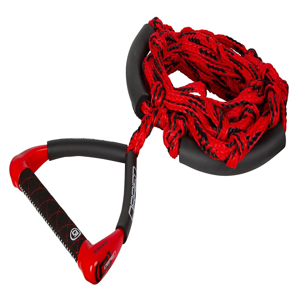 O'Brien Pro Surf Rope  10 EVA Handle, 25 Braided Line, Knotted Grips for Wake Surfing  Durable & Comfortable Wakesurf Rope