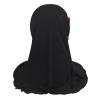 ALEDLE-LIFE Kids Girls Crystal Flower Muslim Khimar Hijab Headscarf Elastic Beanie Arab Scarf Shawls Islamic Turban Cap view 3