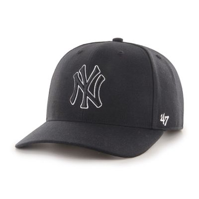 47 York Yankees Cold Zone B-CLZOE17WBP-BKB, Mens, Cap, Black/White
