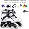Inline Skates, Roller Skate Poles Ankle Protection Replacement Roller, Inline Skates Adults Unisex Fitness Skates Roller Skates,7/41 White view 2