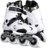 Inline Skates, Roller Skate Poles Ankle Protection Replacement Roller, Inline Skates Adults Unisex Fitness Skates Roller Skates,8.5/44 White view 1