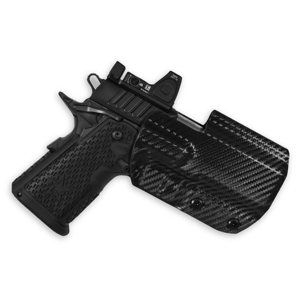 OWB Concealment IDPA - Outside The Waistband Holster - fits Staccato C2 (Carbon Fiber, Right)