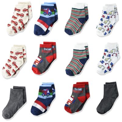 Cherokee Baby Boys Classic 12 Pack Shorty Ankle Socks