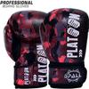 Spall Pro US Boxing Gloves for Kids, Men & Women - Pro Training Sparring Punching Gloves - Muay Thai MMA, Kickboxing Heavy Bag Workout Leather Boxing Gloves Platoon - 8oz Red view 3